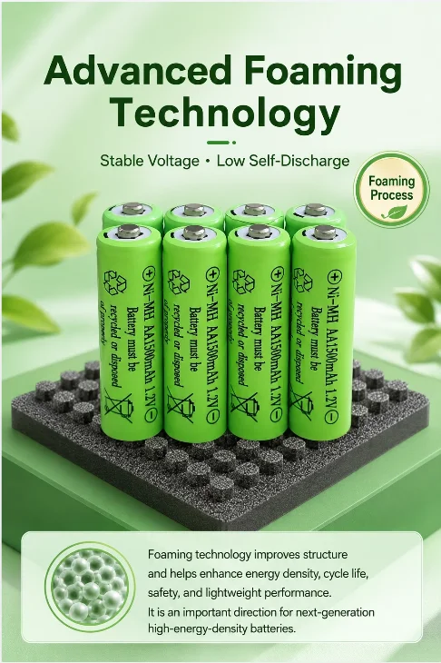 AA 2500mAh NiMH Rechargeable Battery 1.2V No.5 Reusable Cell Outdoor Lamp Electronic Device Power Supply