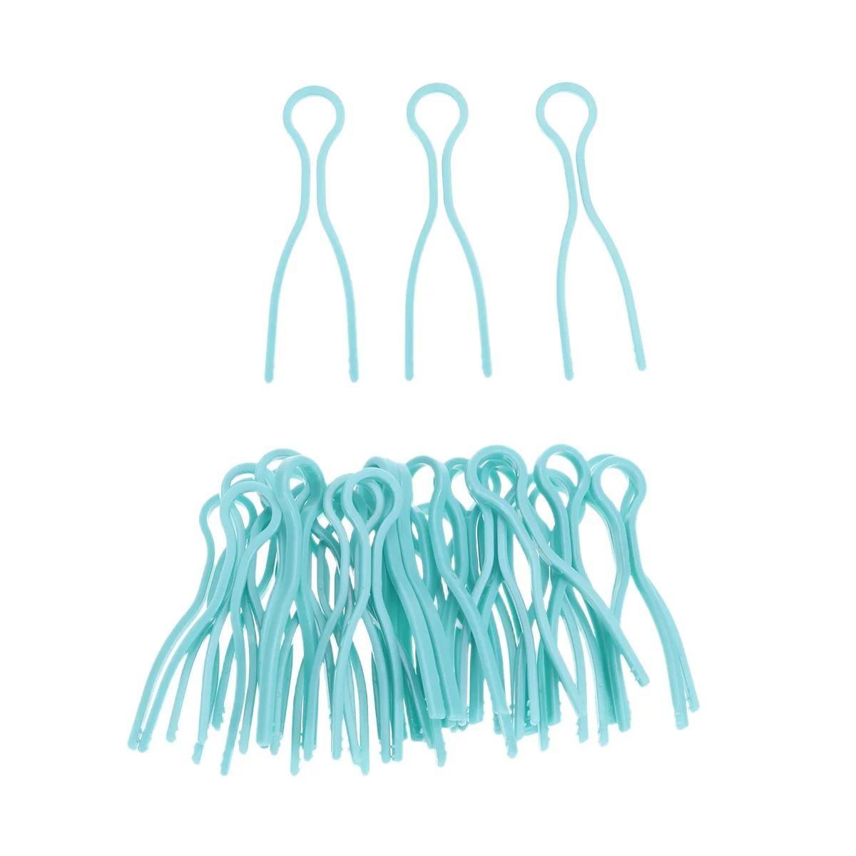 

40pcs Sewing Bobbin Clips Thread Clamp Holders for Spools Reusable Plastic Wire Clamps Prevent Thread Break Storage Helper