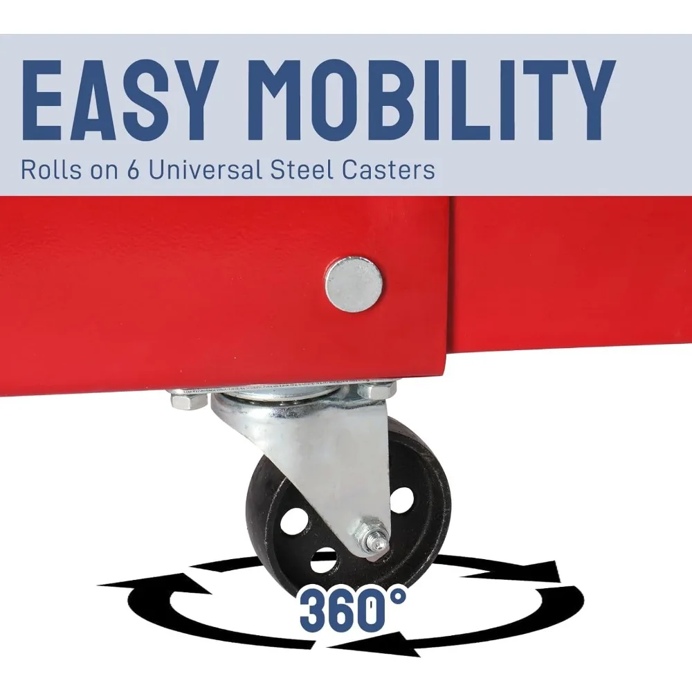 Paranco motore pieghevole Gru idraulica da 2 tonnellate Strumento di sollevamento per camion Cherry Picker Rosso