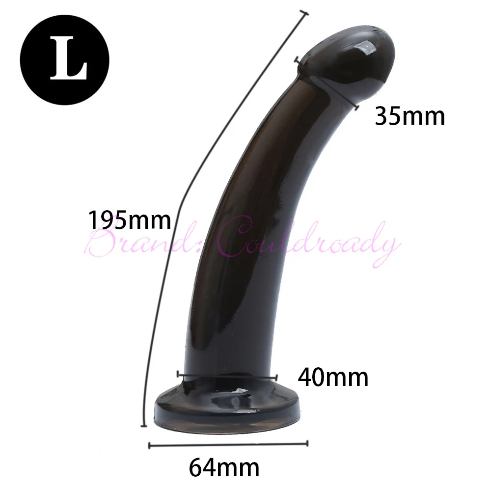 Black Soft Dildo Dual Ended Strapon Ultra Elastic Harness Belt Strap On Penis Adult Sex Toys for Woman Couples