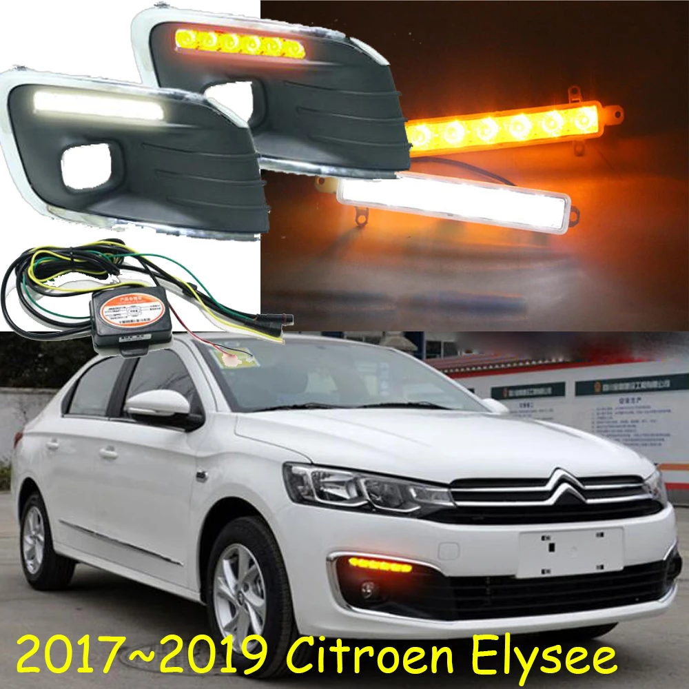 Elysee daytime light;2017~2019,LED,Elysee fog light,car accessories,C5,Elysee headlight;C-Quatre;C Quatre ,Elysee taillight