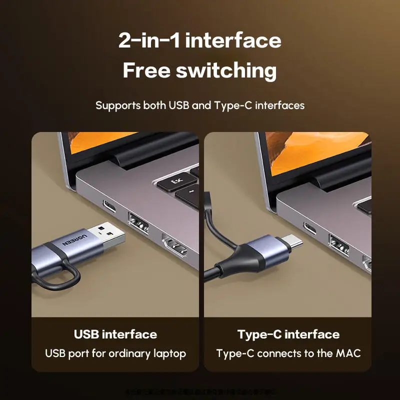 UGREEN Video Capture Card HD-MI to USB C Streaming Device 2K/30Hz Capture 4K Input Audio Game Recording