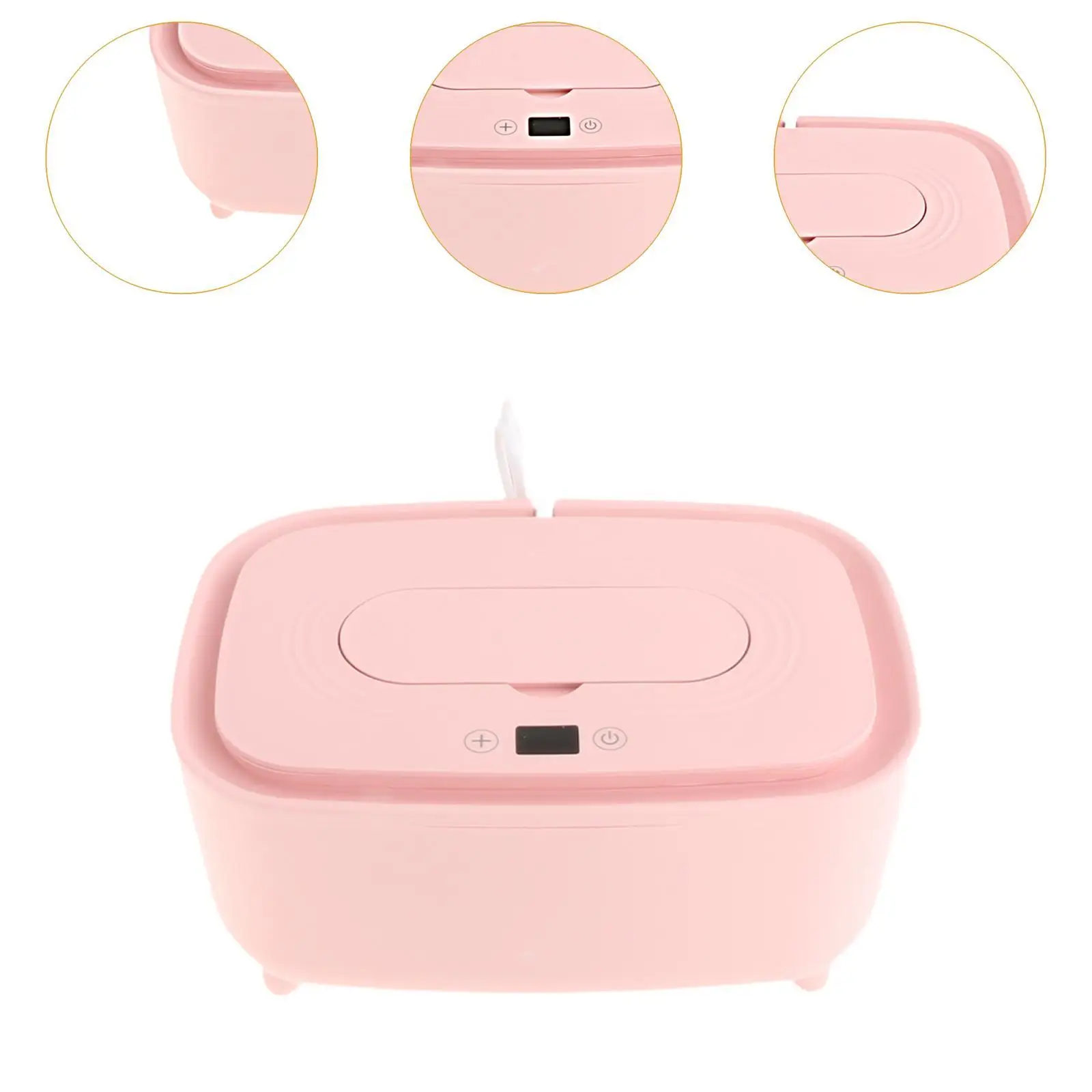 Wipe Warmer Digital Display Temp Control Mute Constant Temperature Wipe Heater Diaper Wipe Warmer for Home Wet Tissue Outdoor