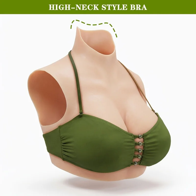 Realistic Fake Breasts Silicone Breast Forms C-G Cup | Suitable for Transgender, Daily Wear, Party Gatherings, Silicone