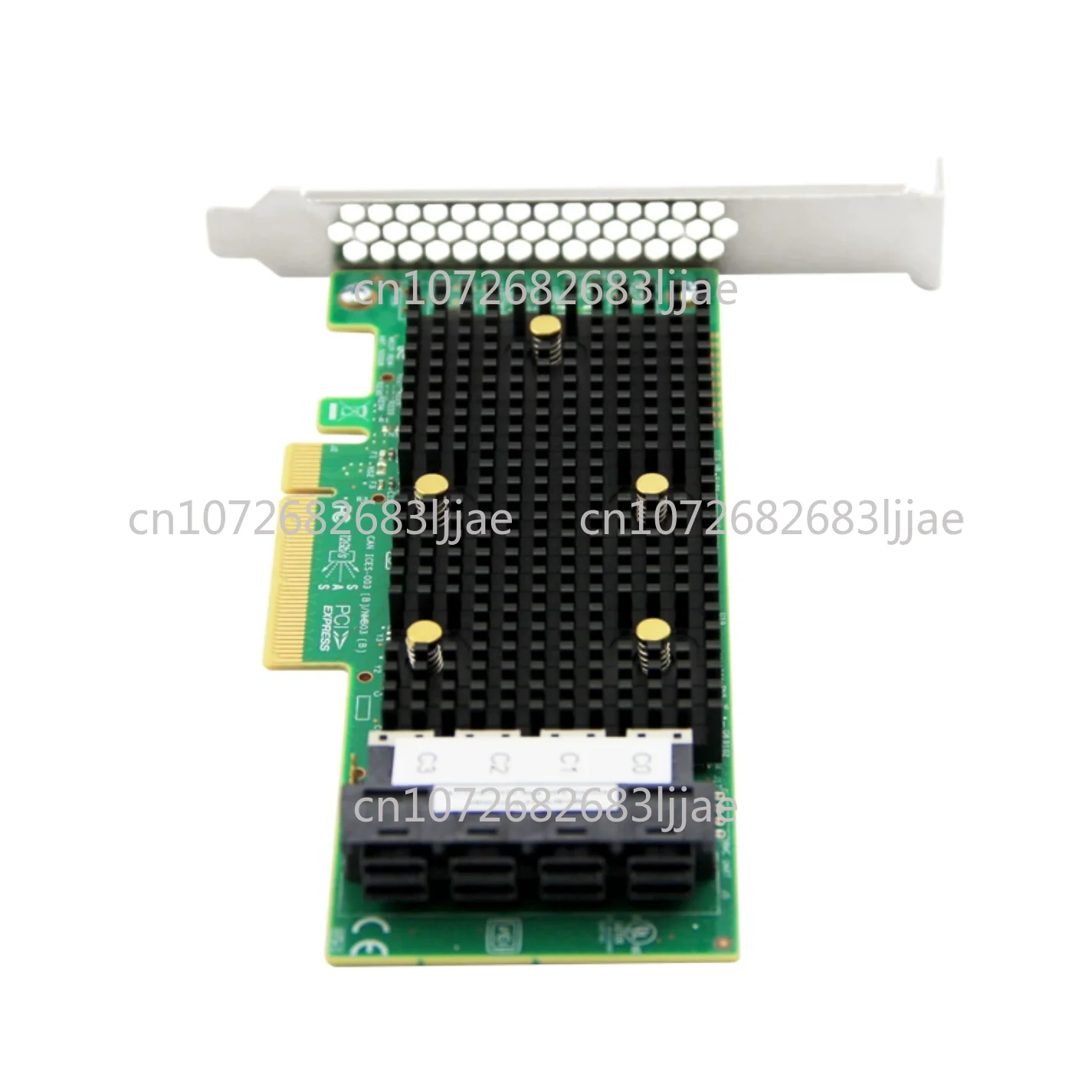LSI 9400-16i 9400-8i HBA 12 Gbps PCIe 16 Port IT Mode JBOD +4*SFF-8643 SAS Cable