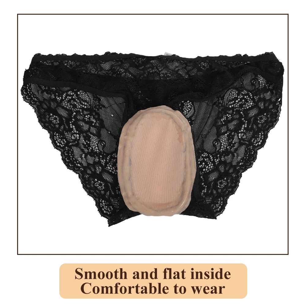 EYUNG Fake Vagina Pad Cosplay Silicone Crossdressing Fake Vulva for Transgender Drag Queen Crossdresser