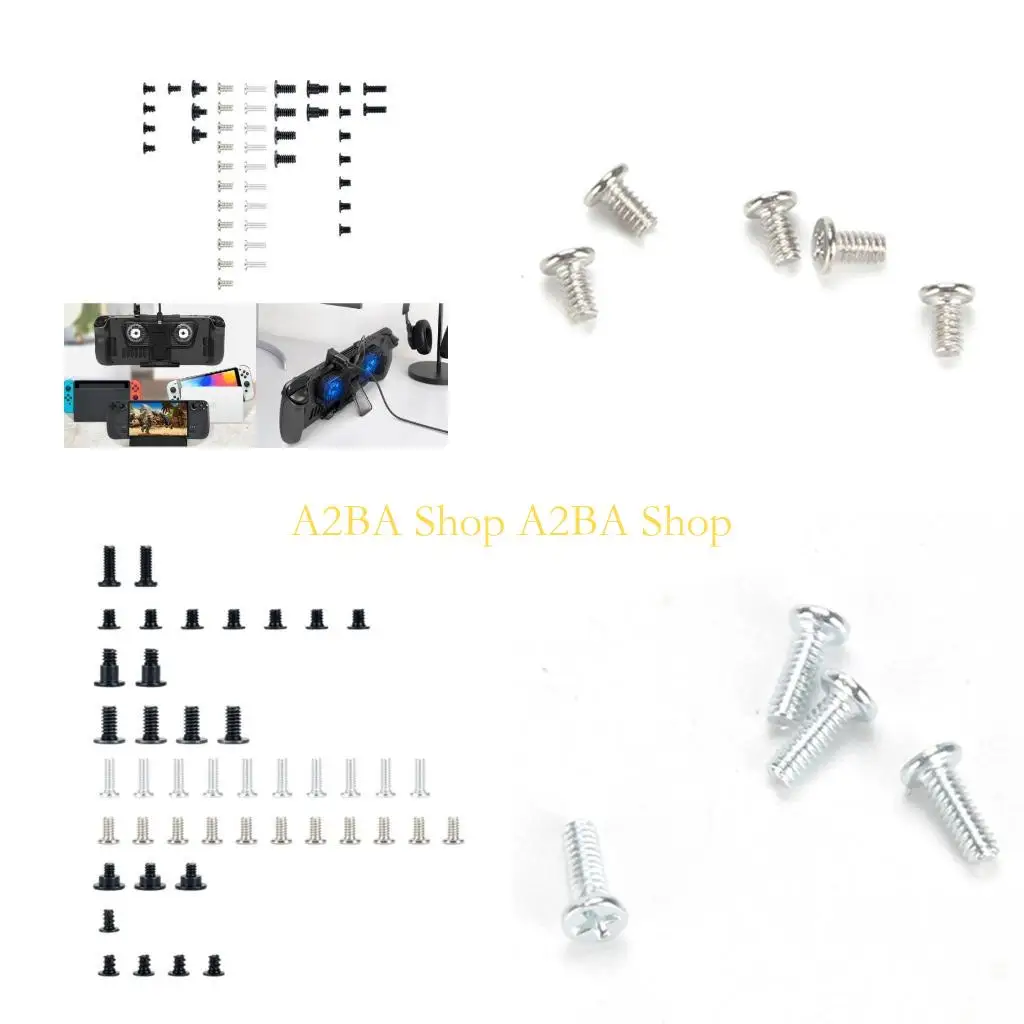 A2BA Full Set Host Screw Set for NS OLED Repairing Parts Gamepad Accessories