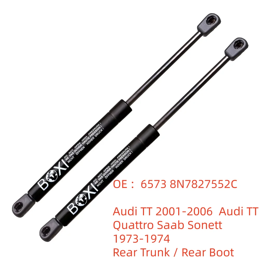 2PCS Trunk Lift Supports Struts  6573 8N7827552B 8N7827552C  for Audi TT 2001 - 2006 Saab Sonett 1973 - 1974 Gas Springs