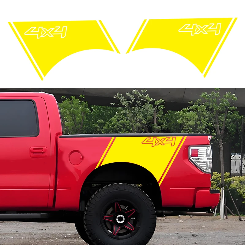 

2pcs Design Vinyl Car Stickers Decals Set Large Size for Door Side Pickup Vehicle Truck Unique Styling for Cars