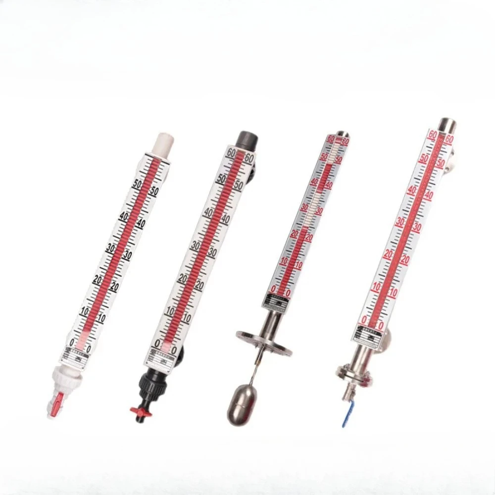 Side-mounted Stainless Steel UHZ Magnetic Flap Level Gauge With Limit Switch 4-20mA Remote Signal Output