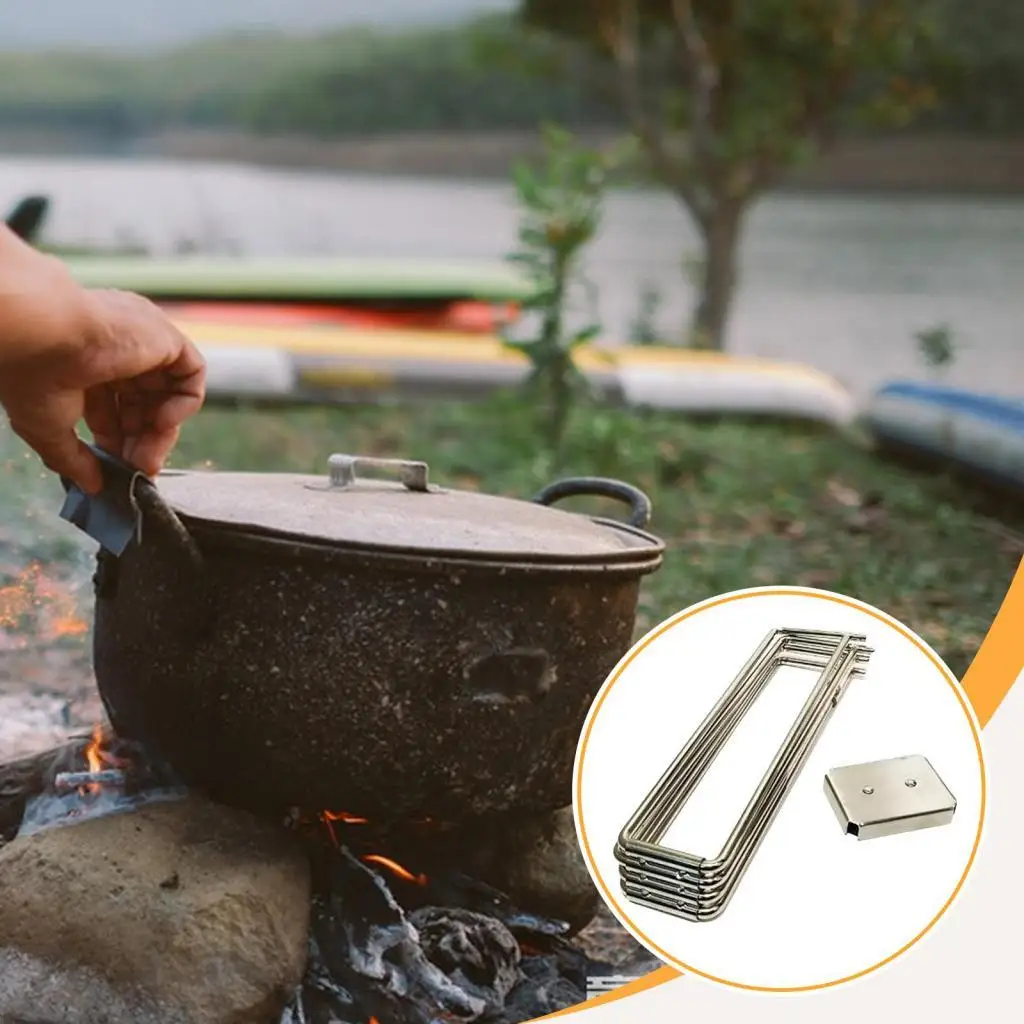 حامل تبريد قابل للطي، حامل صندوق تخزين عالمي مدمج متعدد الوظائف للتخييم والنزهات المنزلية