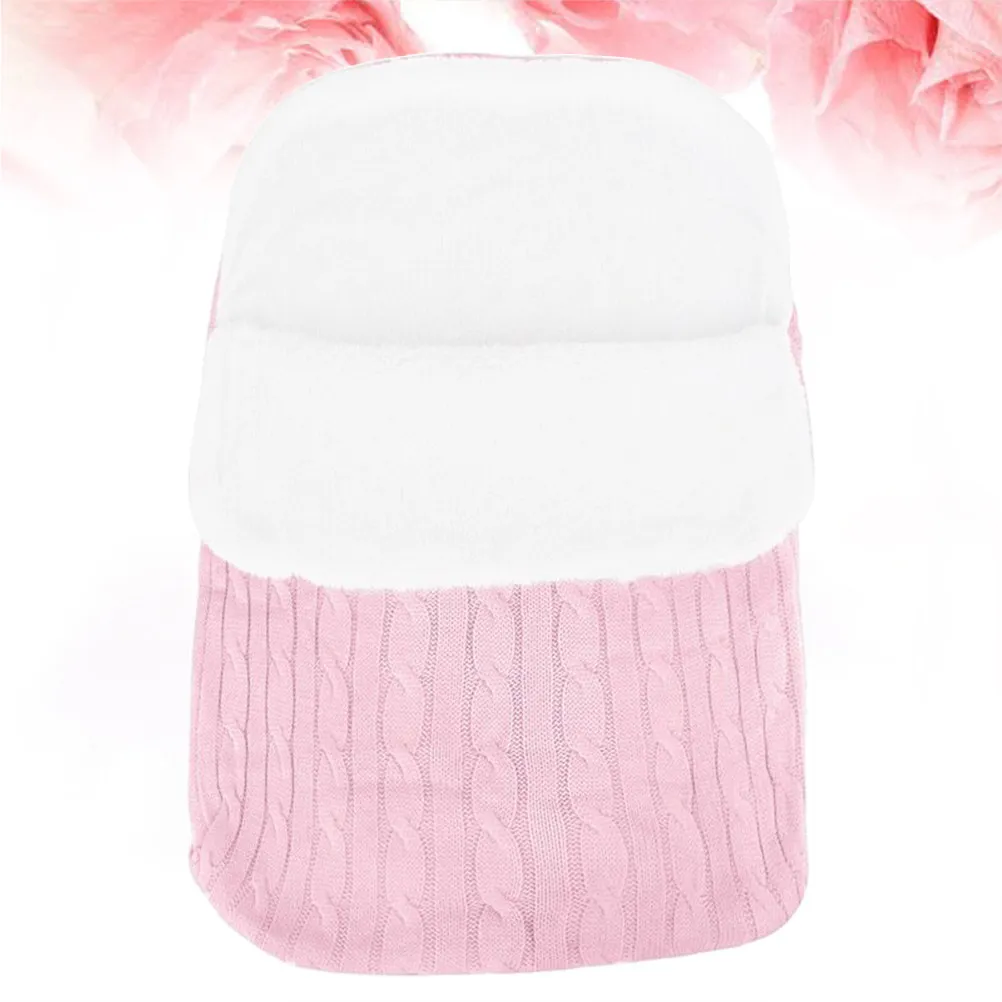 

Thickened Warm Sleeping Bag for Kids Baby Swaddle Blanket Newborn Toddler Knitting Soft Comfortable Travel Outdoor Play