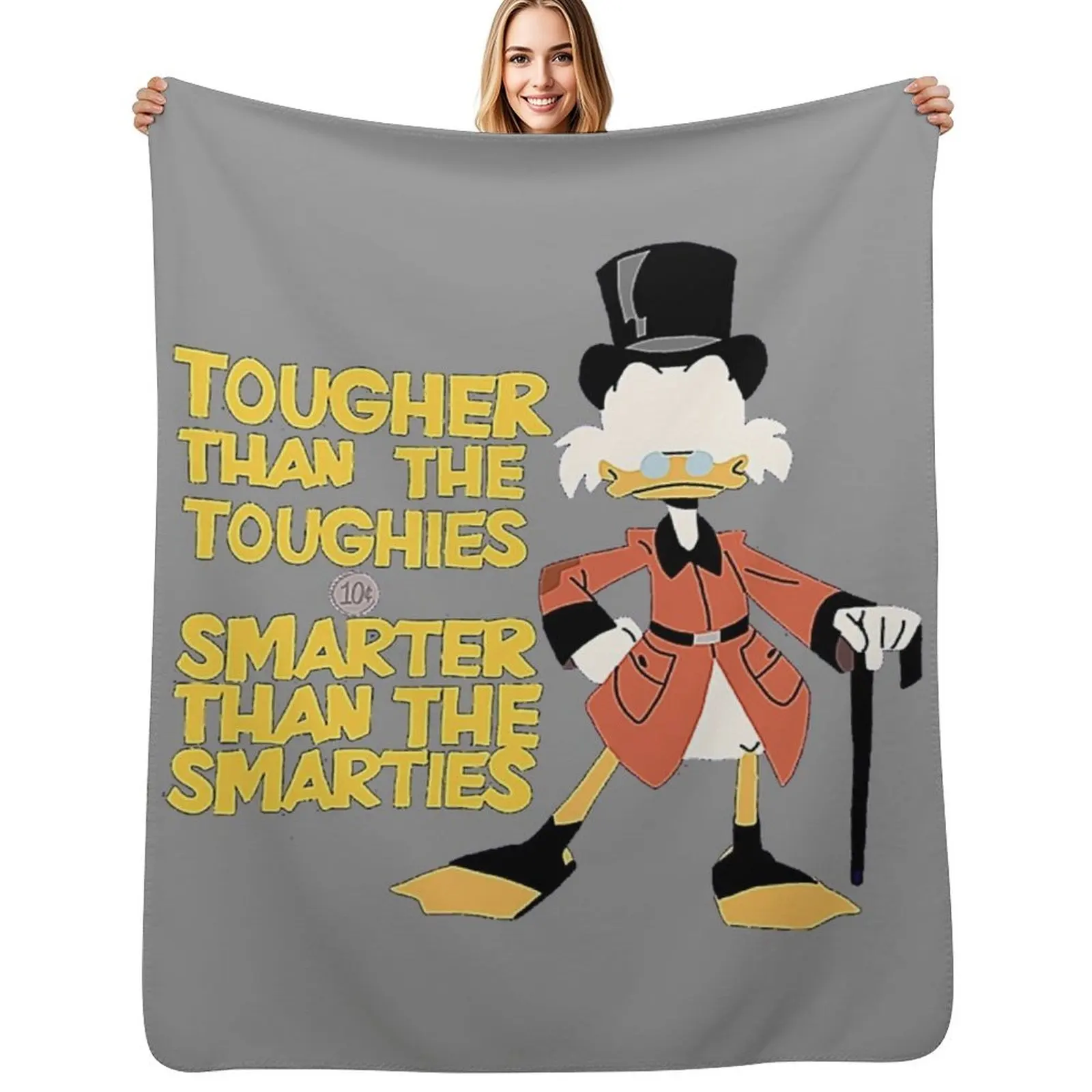 

Tougher Than The Tough Throw Blanket Breathable Lightweight Blanket for Adults Kids