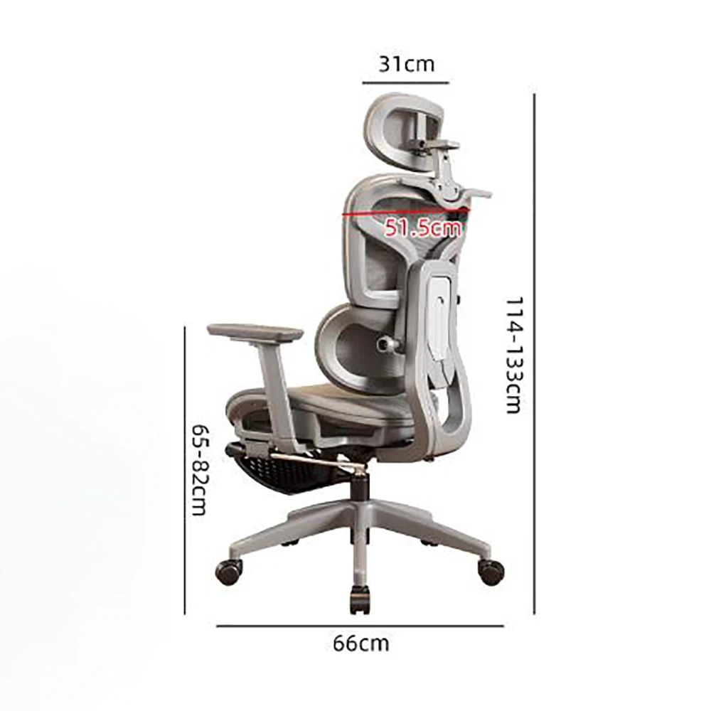 Silla De oficina De lujo para estudio, cómoda, ergonómica, nórdica, giratoria, moderna, para relajarse, muebles De Bureaux