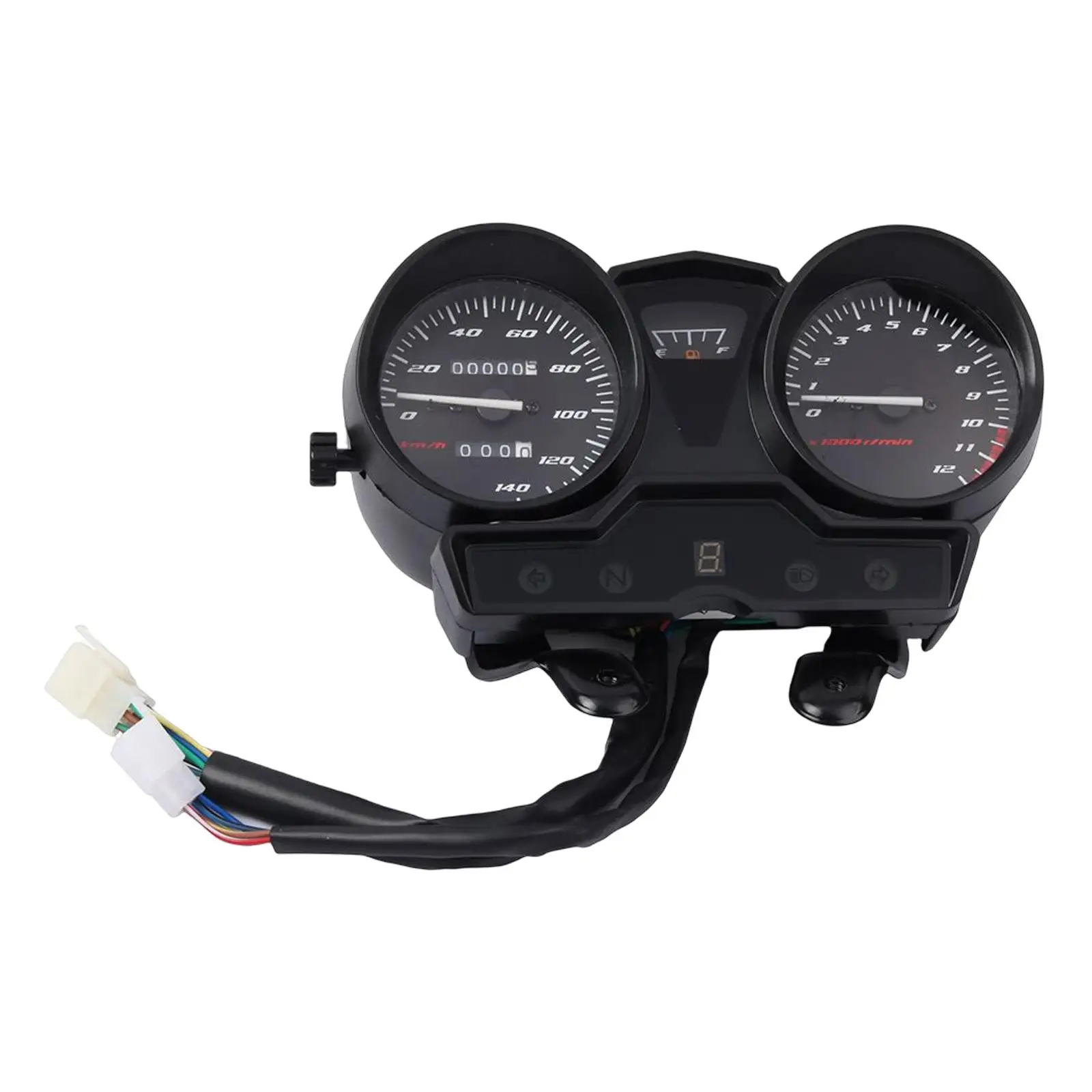 Motorcycle LED Digital Dashboard Speedometer Guage For Yamaha  JYM125-7 YBR125K Motorcycle RPM Meter Odometer with Gear Display