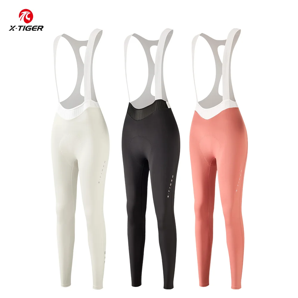 

X-TIGER Cycling Trousers 6D Gel Pad Professional Cycling Bib Shorts Mountain Bike Cycling Trousers Sweat-Wicking Bib Tights