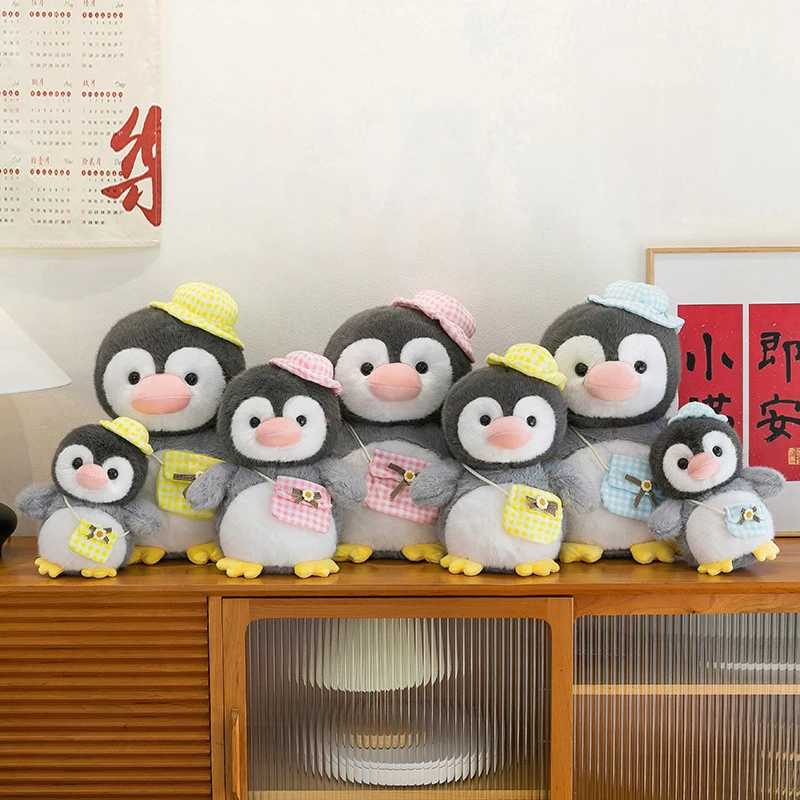 

Kawaii Plush Penguin Squad Ocean Series Stuffed Doll Large Cuddly Toy for Kids Birthday Gift Plushie Animal Pillow