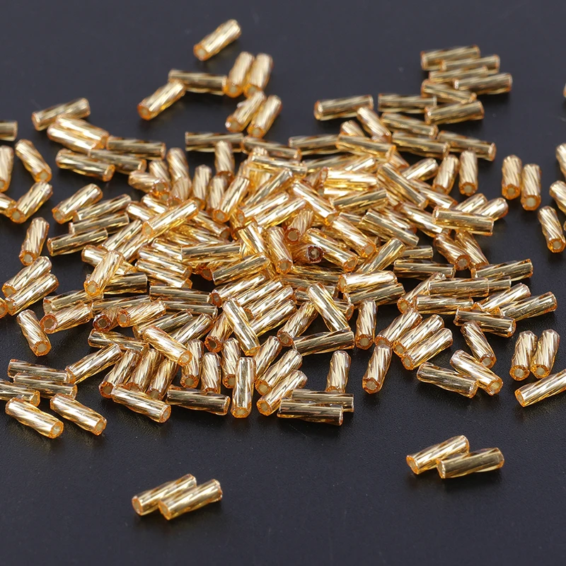 10g/tube Imported from Japan MGB 6MM Spiral Tube Beads Loose Beads for Clothing Headwear Accessories Hairpin Earrings DIY Access