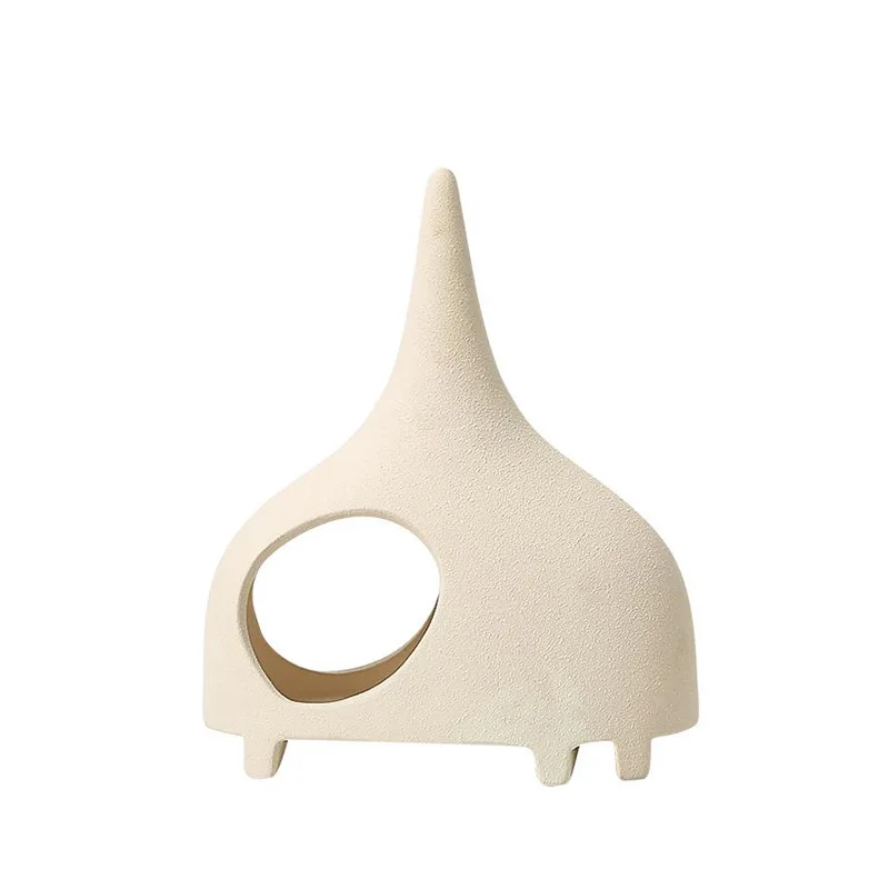 

Nordic minimalist abstract new strange ceramic small vase model house club home living room