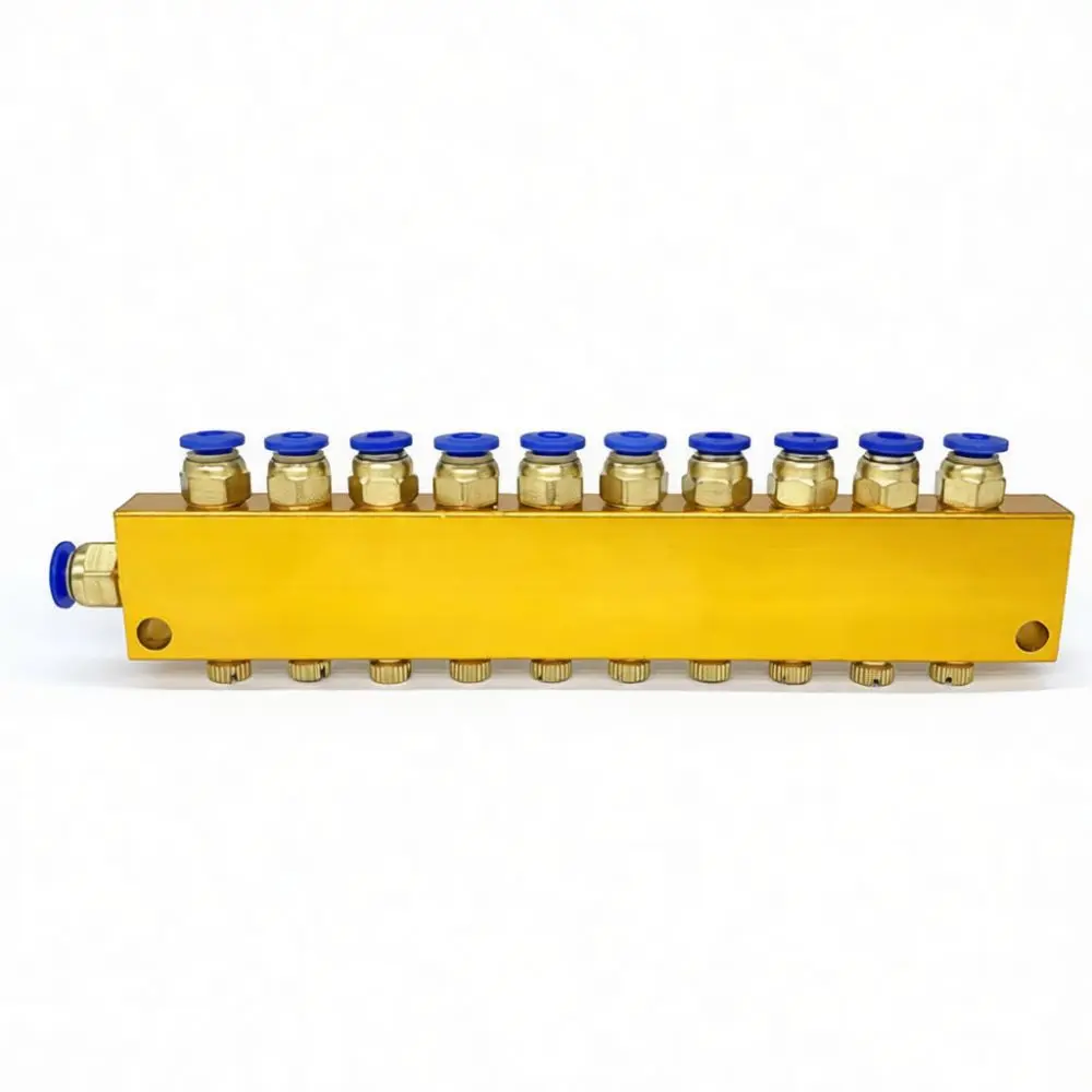 For Sunzi Precision Lubrication Splitter Block Adjustable Flow Valve Quick Release Connector Industrial Oil System