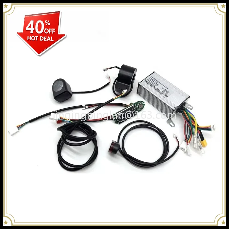 Controller  Display  Accelerator  Headlight Tail Light + Main Control Cable for 8.5-inch Scooter Parts