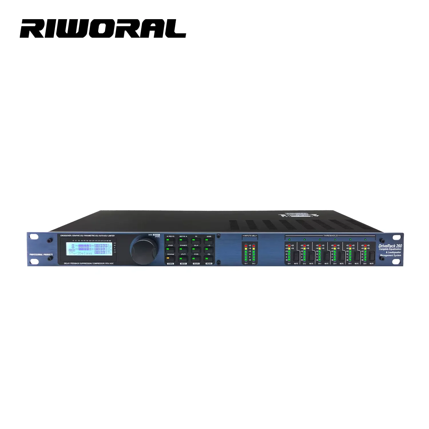 Hot Selling 260 Professional DSP Digital 3 in 6 Out Karaoke Audio Processor for Power Amplifier Top DJ Audio Accessories