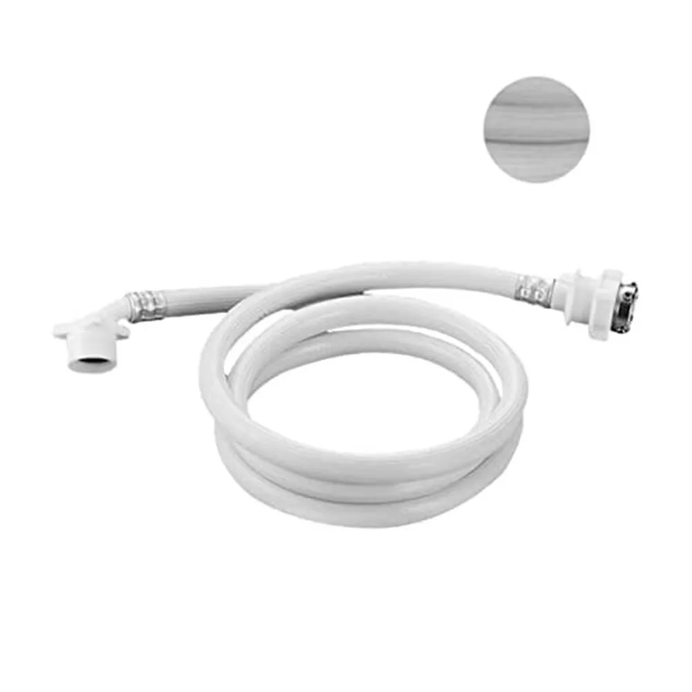 Washing Machine Inlet Hose 1.5/2/3/5m PVC White Water Supply Hose Compatible with For Semi and Fully Auto Washers