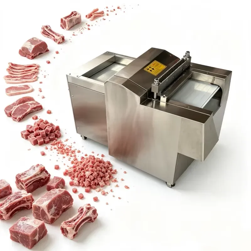Full Power Meat Cube Dicing Machine Electric Meat Slicer Machine Automatic Meat Cutting Machine