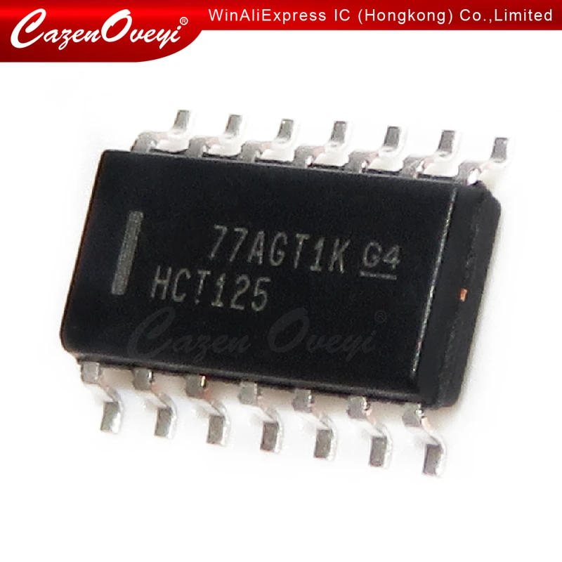 CazenOveyi 10pcs/lot 74HCT125D 74HCT125 SOP-14 In Stock