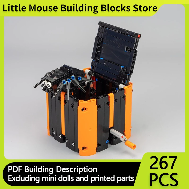 

City Street View Model MOC Building Bricks Halloween Spider Box Modular Technology Gifts Holiday Assemble Children Toys Suit