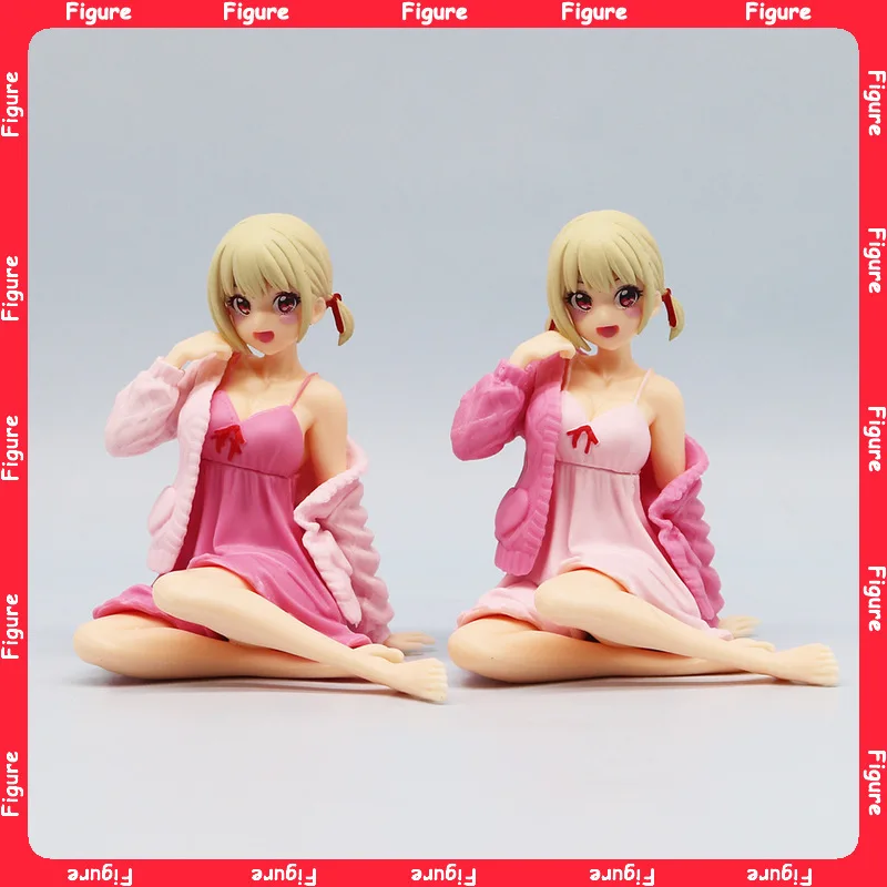 

New 10cm Doll Model Lycoris Recoil Anime Girl Figures Nishikigi Chisato Cartoon Statue Cute Doll PVC Model Toys Gift