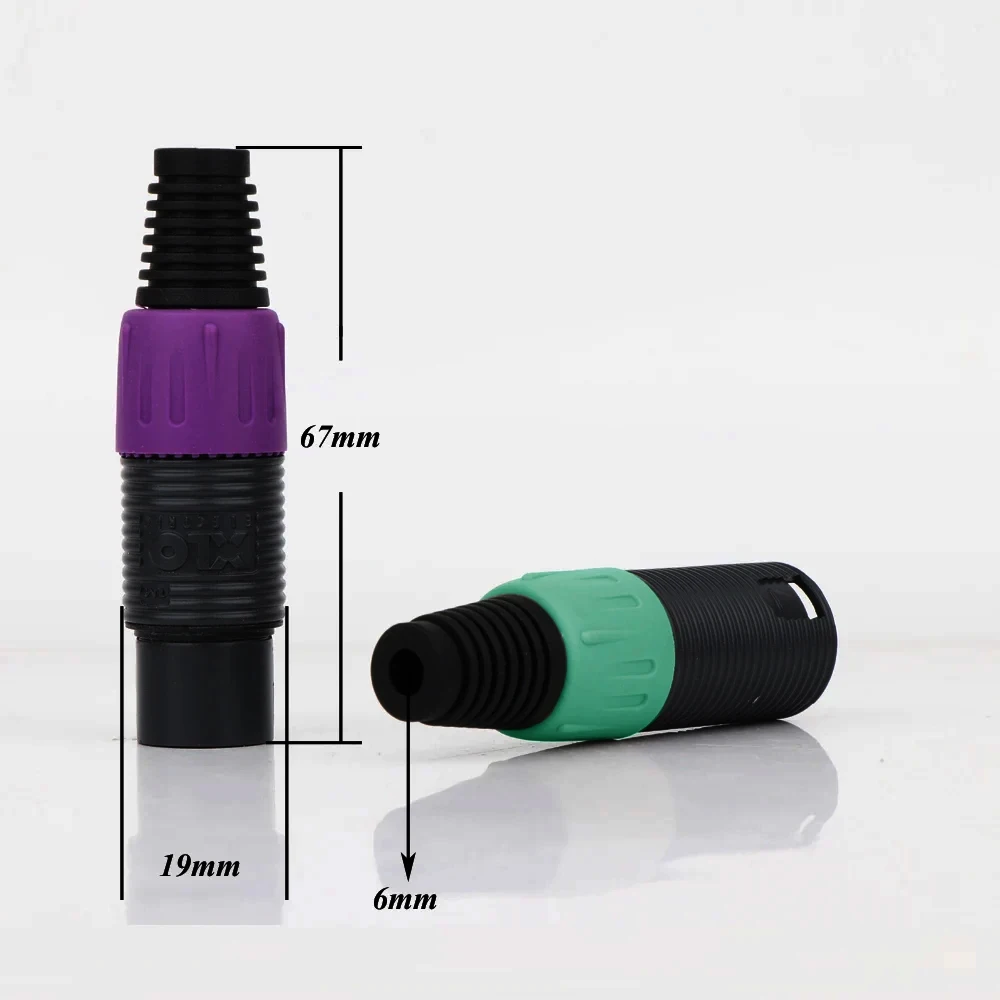 XR1806 高品質 XLO シグネチャー XLR コネクタ - DIY HiFi オーディオ ケーブル用金メッキ 3 ピン XLR オス/メス プラグ