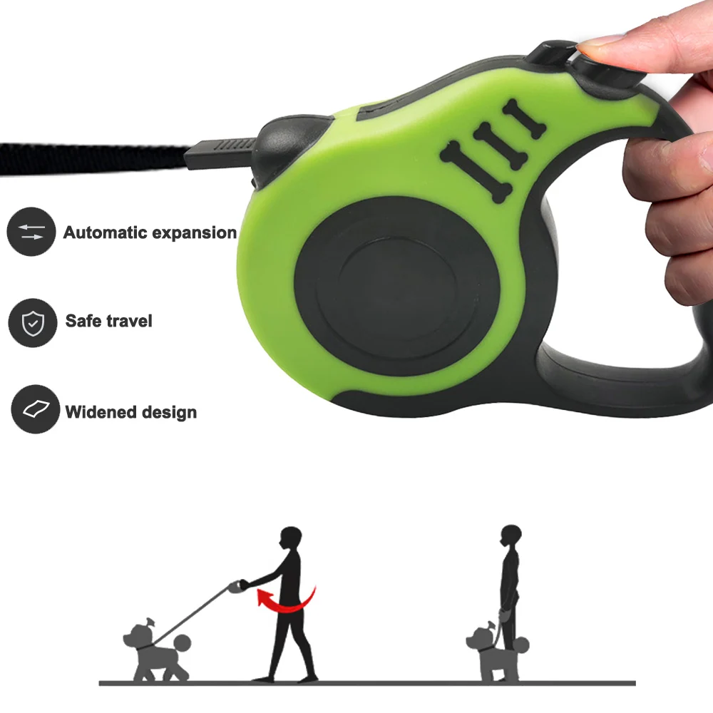 New Enhance your outdoor experience with this premium, high-quality retractable pet leash for thrilling and adventurous daily st