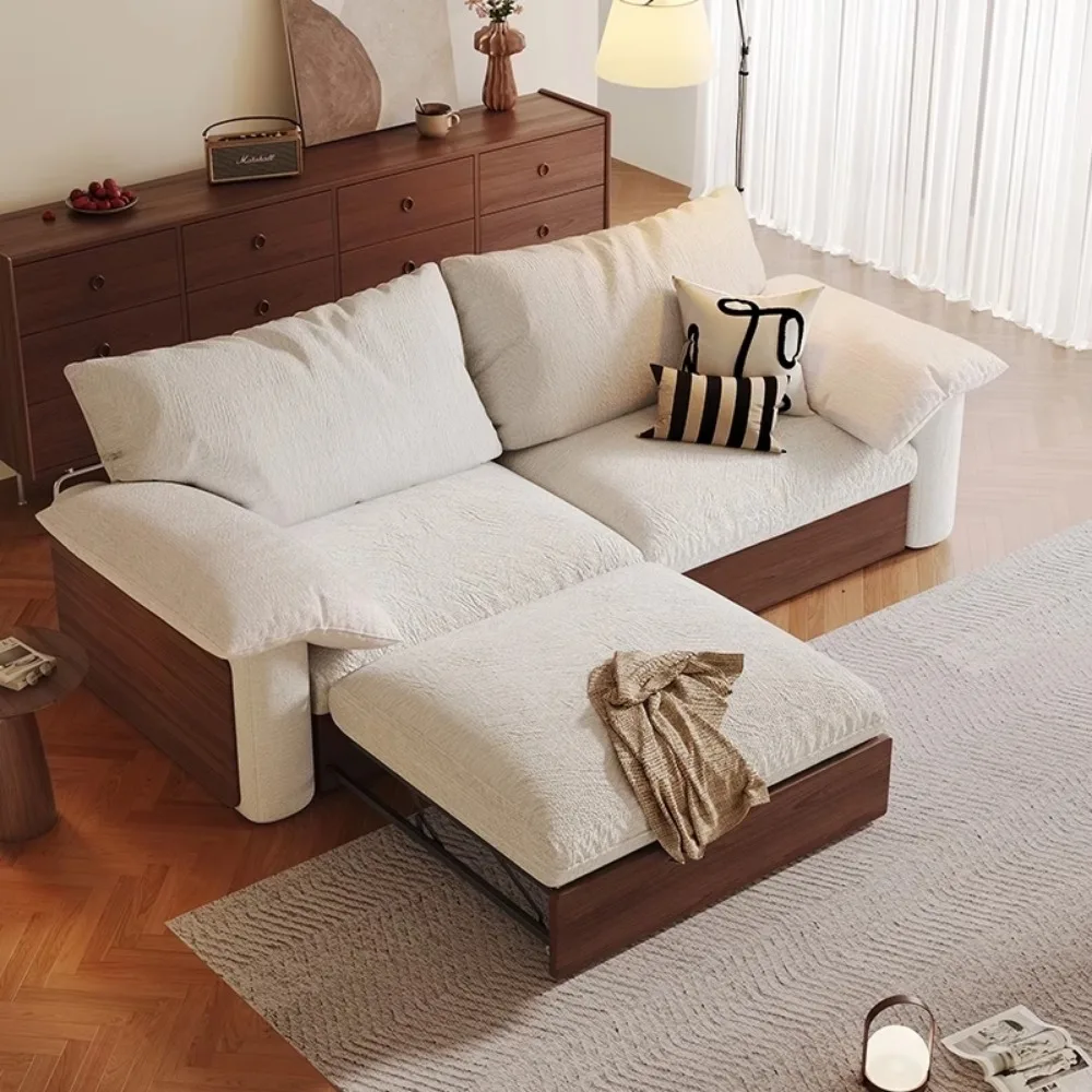 

Multifunctional Armrest Sofa Hidden Bed Small Couple Luxury Sofas Recliner Elegant Sofas Para El Hogar Furniture Decoration