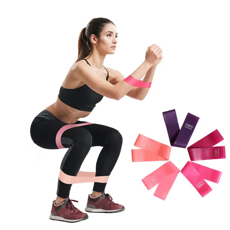 Bandas de Resistencia de Goma para Ejercicio Físico Portátiles, Bandas Elásticas de Yoga para Gimnasio, Pilates, Crossfit, Entrenamiento de Fuerza, Deportes con Pesas para Mujeres # Bandas elásticas de fitness, yoga, equipo de fitness