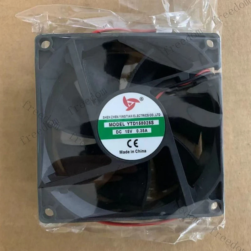

HTS 1PC New Yingtian YTD158025S 15V 0.35A 2-wire cooling fan *kk 1PCS