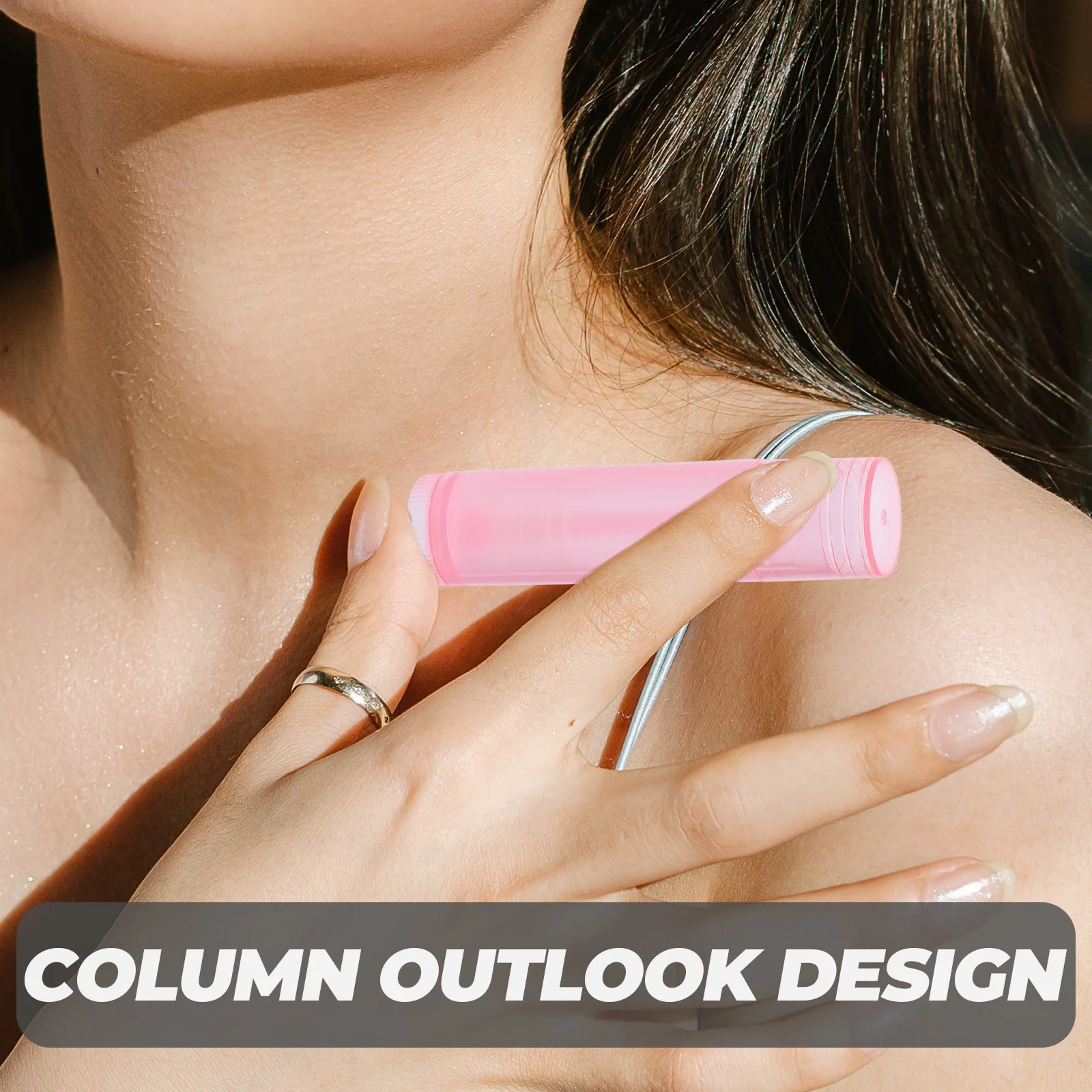 60 個詰め替え可能なリップクリーム容器小型軽量ポータブル DIY 口紅チューブ旅行化粧バッグリップグロスチューブバルク