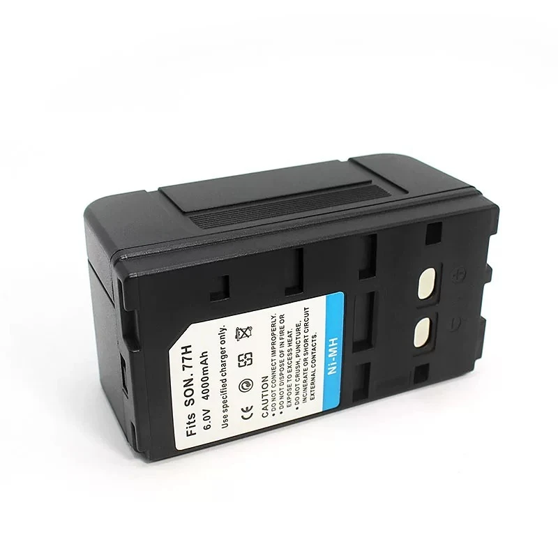 4000mAh 6V NP-98 NP-88 NP-77H Battery for Sony CCD-V801 F550E TR380E TR400 Camera Long Range  Stable  Digital  Battery