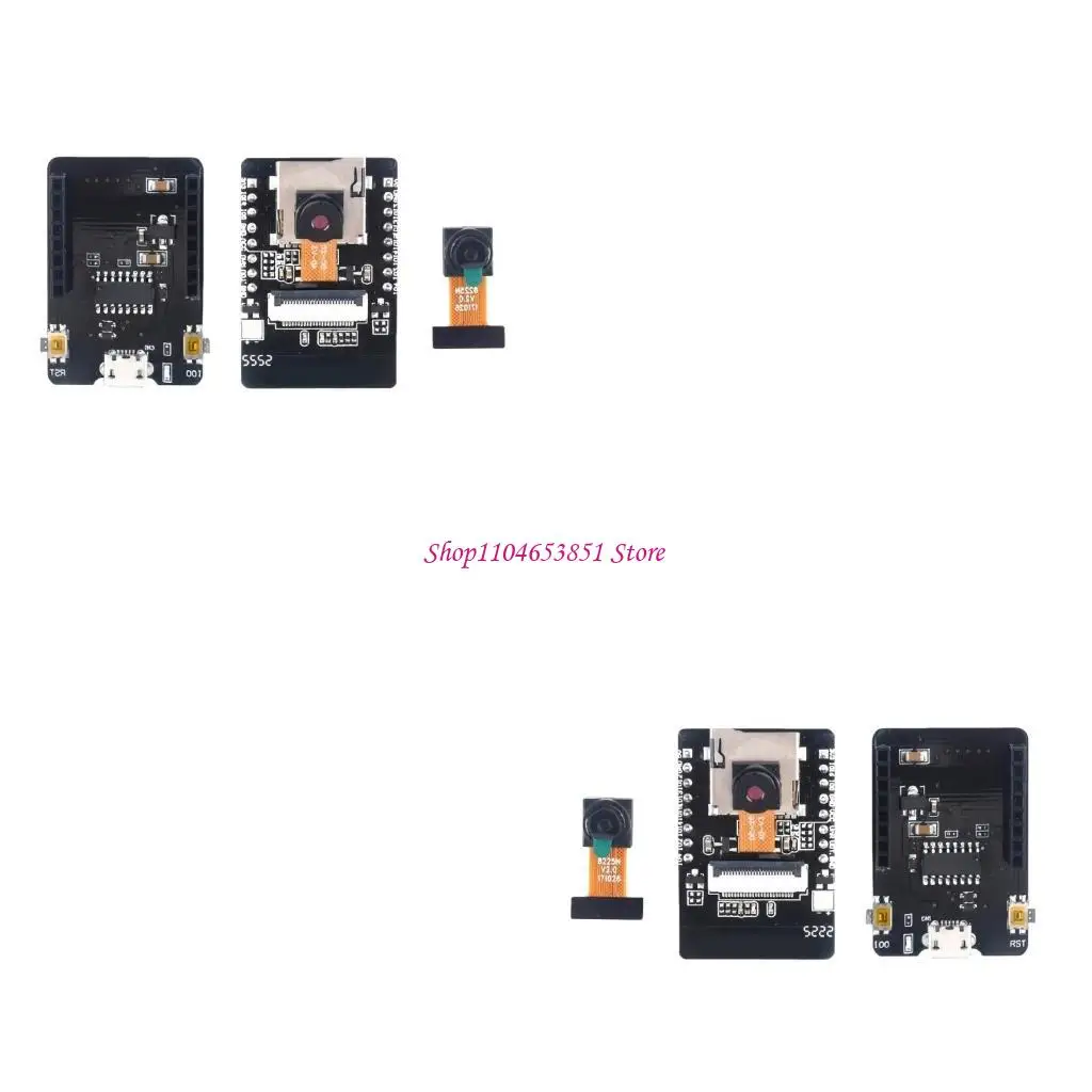 Development Board Camera Module WiFi Bluetooth-compatible BLE Support And Downloader 2Core 32 Bit CPU MicroUSB Interfaces For