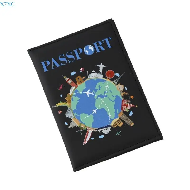 X7XC ปก PU หนังหนังสือเดินทาง PRING GLOBAL COVER