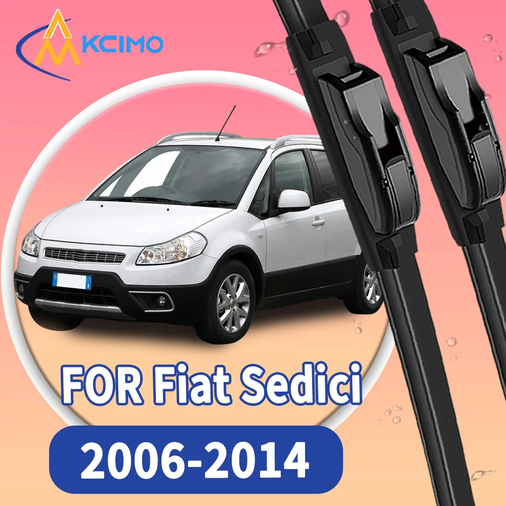 

High Quality 2pcs Windscreen Car Rain Brush Front Windshield Auto Wipers Perfect Fit for Fiat Sedici 2006-2014 High Quality