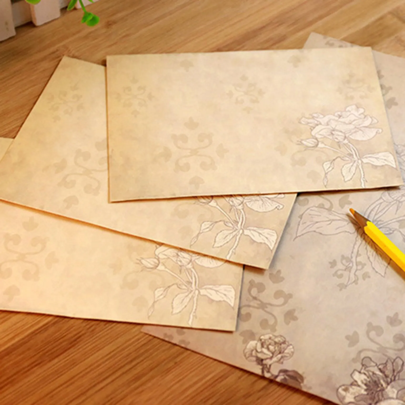 

80 Sheet Vintage Stationery Sets With Envelopes For Writing Letters