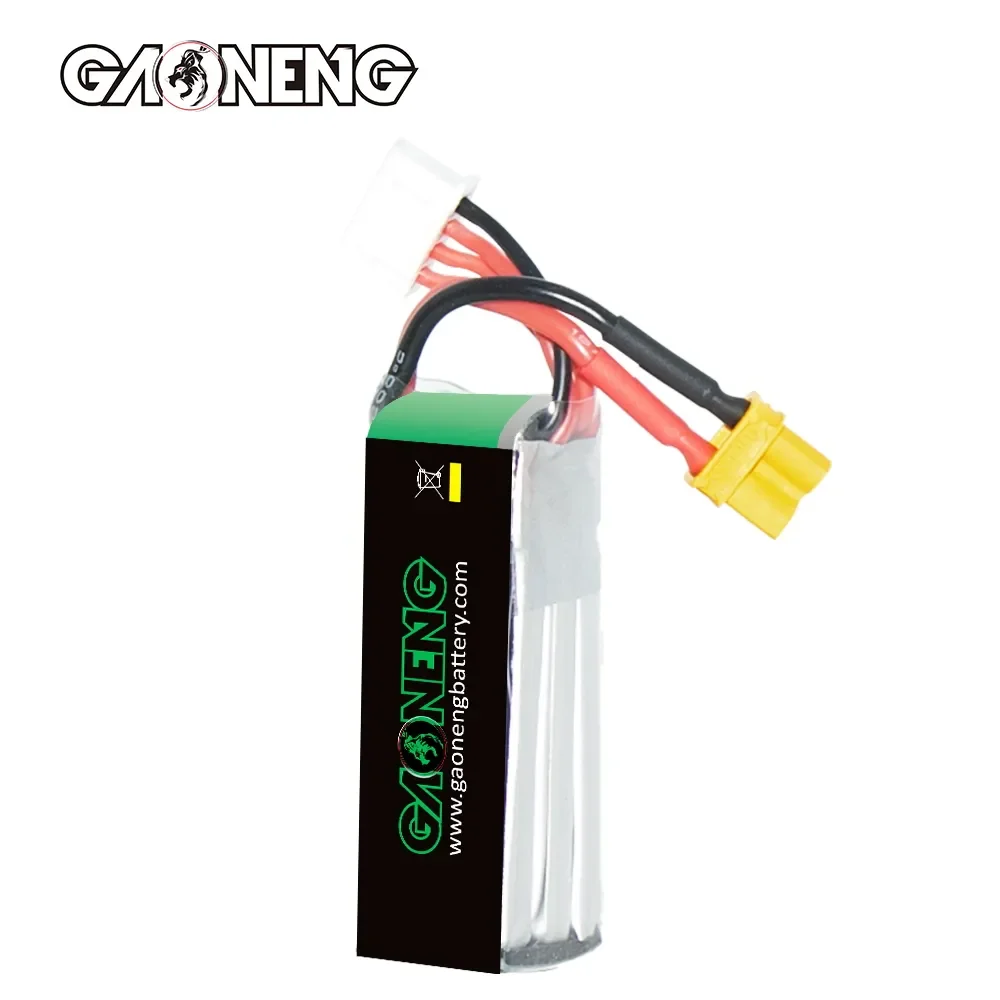 Gaoneng GNB 350mAh 3S 70C LiPo Battery 11.4V XT30 for size 90-130mm Brushless Drones, Cinewhoop, Small Heli, Mini Micro FPV view 3