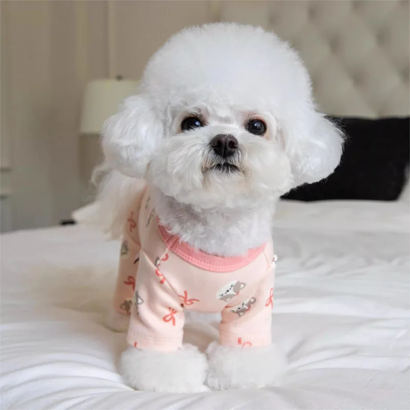 Warm Pet Jacket Dog Winter Coat Small Dog Clothes Puppy Belly Protector Homewear French Bulldog Clothes Dog Accessories