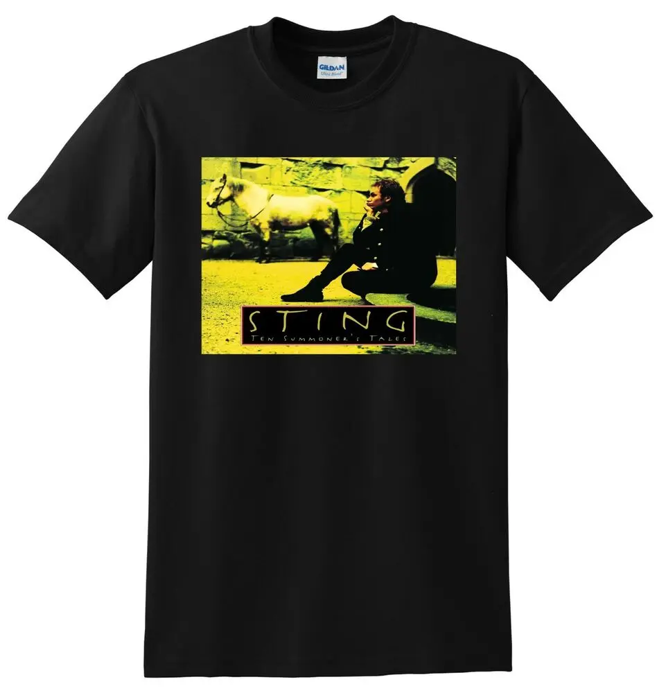 STING T SHIRT Ten Summoners Tales Vinyl Cd Cover Or Anime Graphic T-shirts For Men Clothing Women Short Sleeve Tees