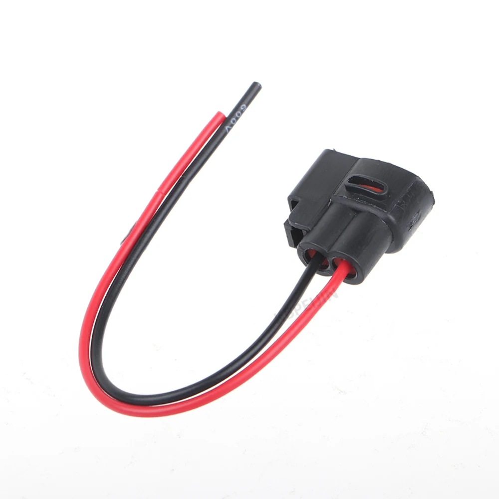 For King Long Faw J6 Howo Ignition Coil Socket Plug Wire Harness Connector Replacement Parts 2PC