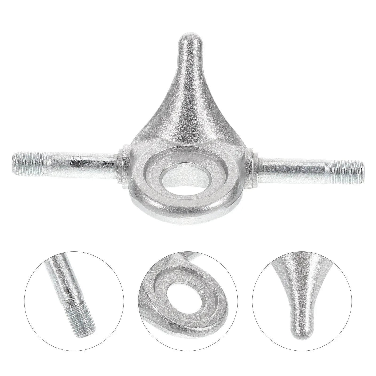 

Roller Skate Triangle Trucks Aluminum Alloy Plate Replacement Double Action Skate Parts Stable Smooth Glide Roller Skating