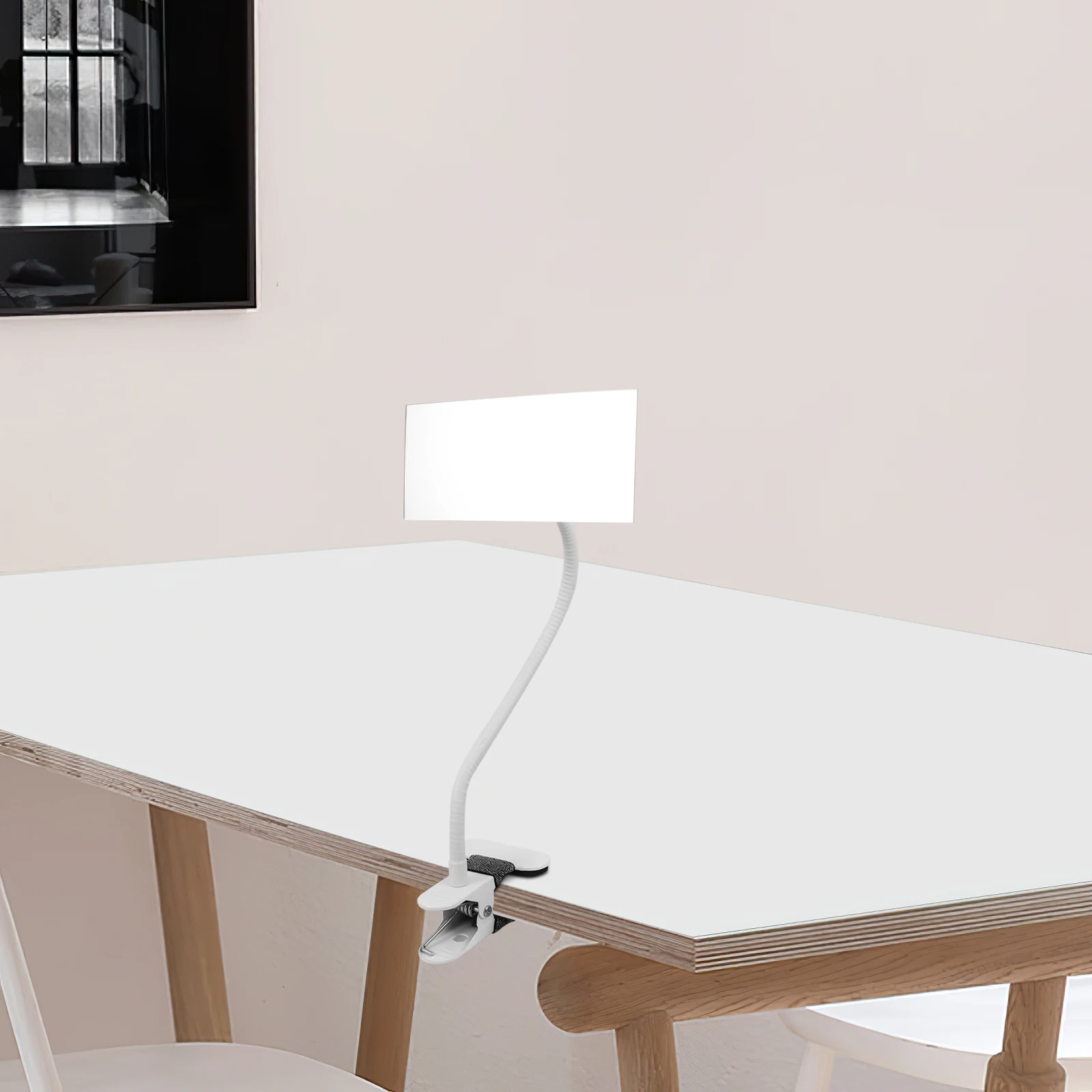 데스크탑 미러 안티피핑 조절 가능한 각도 HD 반사 개인 메이크업 미러 사무실 책상 작업 공간 프라이버시용