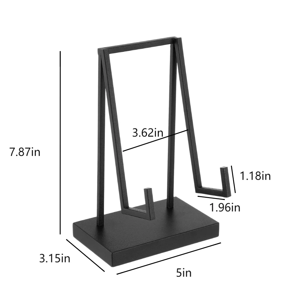 Metal Display Bracket Black Finish for Artwork Books Photos 7 87 Inch Easel Stand for Home Office Desktop Decoration