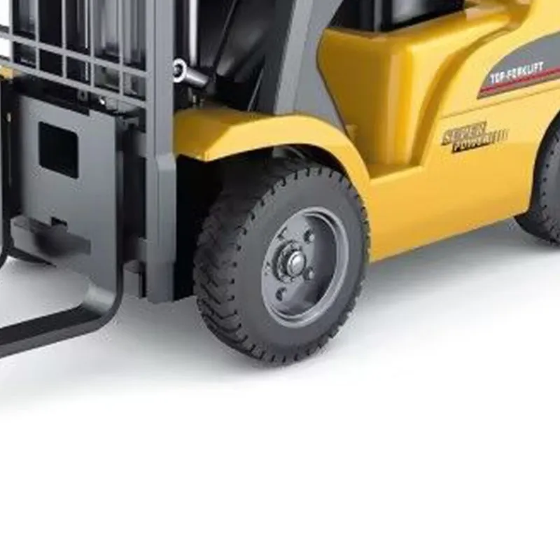 

RTR 1/14 RC HIUNA 1577 14CH Electric Lifting Forklift Model Remote Control Construction Vehicle with Light Sound System Battery